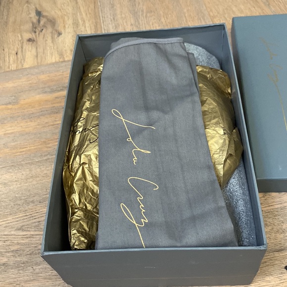 Sexy Free People Brand New Lola Cruz Velvel and Satin Platforms Sandals 7 ♥️ - Picture 8 of 11